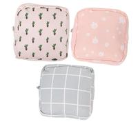 DEARMAMY 1 Set Sacchetti Porta Assorbenti Colorati Borse Organizer Viaggio Per Assorbenti Igienici Pratiche E Portatili Per Ufficio E Shopping 3 Pezzi