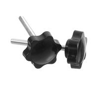 DEARMAMY 1 Set Vite Della Del Deambulatore Vite Di Serraggio Della Manuale Parti Del Tosaerba Da Corsa Manopole a Stella Guidare Le Parti Del Deambulatore Black Plastica