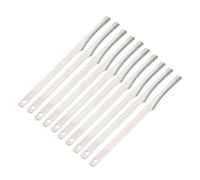 DEARMAMY 10 Pezzi coltello da pedicure peeling strumenti di pedicure Respingente taglia calli coltello per calli Remover della pelle del piede lima per piedi Acciaio inossidabile Argento