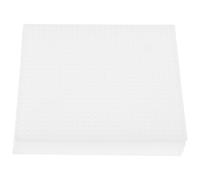 DEARMAMY 10 Pezzi Foglio di Tela Plastica Quadrata Bianca per Ricamo e Uncinetto, Rete Traspirante in Plastico per Creazioni Artigianali e Feste in Costume