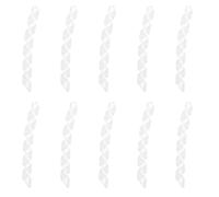 DEARMAMY 10 Pezzi Guaina a Spirale Trasparente per Protezione Flessibile Cavi Cambio e Freno Bici in Gomma Resistente all’invecchiamento, Accessorio Ciclistico Versatile per Manutenzione