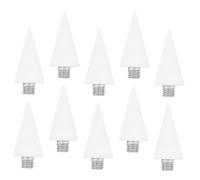 DEARMAMY 10 Pezzi Penna Di Perforazione Trapano Per Unghie Arte Mancia Unghia Sostituzione Manicure Punte Trapano Punta Della Matita Per Nail Art Bianca Acrilico
