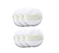 DEARMAMY 10 Pezzi Piumino Da Cipria Fondazione Soffio Del Corpo Spugnette Per Il Trucco Per Fondotinta Massa Spugnetta Per Sfumare Polvere Soffio Cosmetico Per Il Trucco Bianca