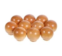 DEARMAMY 10 pezzi Pomelli per Mobili in Legno Massello Manopole Armadio Dalla Forma Unica Resistenti e Lisci Pomelli per Porte di Interni Design Semplice e Raffinato per Cucina e Camera