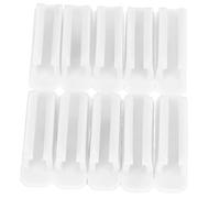 DEARMAMY 10 Pezzi Porta Di Penna in Silicone Fermaglio Per Penna Portapenne Per La Classe Scrivania Portapenne Per Quaderno Clip Piccolo Fibbie Per Penne Gel Di Silice Bianca
