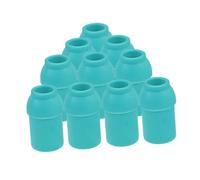 DEARMAMY 10 Pezzi Punte di Ricambio per Pompa di Coppettazione in Plastica Verde, Adattatore Compatto per Utilizzo Domestico e Terapia del Vuoto