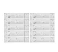 DEARMAMY 10 Pezzi Righello di Carta 152 Cm Doppia Scala Centimetri Pollici Righello Metrico Stabile per Ingegneria Architettonica Scuola e Misurazioni Precise Portatile