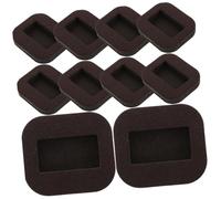 DEARMAMY 10 pezzi Tappini Feltro Antiscivolo per Sedie Rotelle Copriruote Resistenti e Flessibili per Protezione Pavimenti Ammortizzatori Silenziosi per Mobili come Sedie da Ufficio