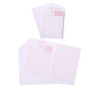 DEARMAMY 100 Fogli Di Carta Per Esercitazioni Di Servizio Civile Libretto Di Risposte Per L'Esame Di Servizio Pubblico Scheda Di Risposte