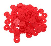 DEARMAMY 100 Pezzi Gettoni in Plastica Rossi Resistenti per Giochi da Tavolo e Attività in Classe, Monete Ricompensa Sicure per Studenti, per L'apprendimento e Divertimento