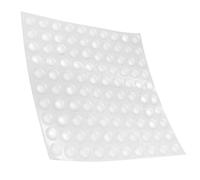 DEARMAMY 100 Pezzi Post di assistenza cieca punti di urto per i non vedenti ausili per non vedenti adesivi con punti di urto Coperini di porta del gabinetto Gel di silice bianca