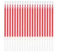 DEARMAMY 100 pezzi Refill Penna Gel Inchiostro Fluido Punta Fine Compatibile con Penne Gel Standard per Scrittura Liscia e Duratura