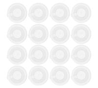 DEARMAMY 100 Pezzi Tappo per Bottiglia di Condimento in Plastica Bianco, Design Antigoccia per Bottiglie da 5 a 10 Once, per Chef Professionisti e Uso Quotidiano