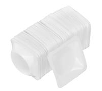 DEARMAMY 100 Piatti Di Pesatura in Plastica Resistenti, Mini Vassoi Da Laboratorio Portatili Per Campioni, Contenitori Di Pesatura Precisi Per Uso Scientifico e Industriale
