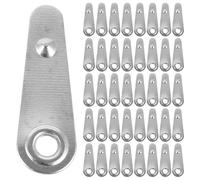 DEARMAMY 1000 Pezzi Fibbie in Ferro per Cornici Foto, Clip di Supporto Robuste per Piastra di Supporto Cornice, Chiusure Metalliche Piccole per Incorniciatura Domestica