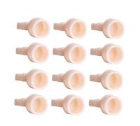 DEARMAMY 100pezzi Anelli in Silicone Per Tatuaggi Porta Pigmenti Per Inchiostro Per Sopracciglia Coppette Trasparenti Per Artisti Strumento Per Trucco Ciglia Per Pigmenti