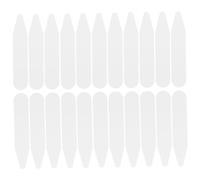 DEARMAMY 100pezzi Collari Rigidi Per Camicie Da Uomo Di Stecche Colletto Bianche Facili Da Inserire Comfort e Versatilità Per Collo Dritto