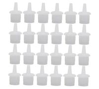 DEARMAMY 100pezzi Tappi Per Flacone Di Colla Per Innesto Ciglia Tappi Per Bottiglie Di Colla Per Innesto Ciglia Per Flacone