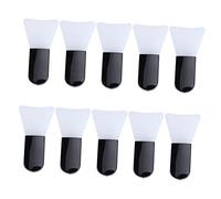 DEARMAMY 10pezzi Spazzola per Viso in Silicone Pennello Applicatore per Maschera Prodotto di Bellezza Facile da Pulire e Riutilizzare Design Razionale per Applicazione Uniforme