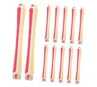 DEARMAMY 12 Pezzi Barra Permanente Attraverso Crimpers Automatico Permanenti Per Per Donne Cerchietto Per Bigodini Senza Calore Stilista Bigodino Enorme Prodotto Pp