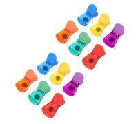 DEARMAMY 12 Pezzi Clip Sigilla Sacchetti Alimenti Colorate Morsetti Multiuso per Snack e Sacchetti di Plastica Resistente All’Umidità per Conservazione Alimentare in Cucina