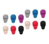 DEARMAMY 12 Pezzi Segnabicchieri Calici in Silicone Riutilizzabili per Vino | Marcatori per Bevande, Uso in Attività Aziendali e Fraternità, Design Creativo e Decorativo