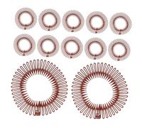 DEARMAMY 12pezzi Pettini Elastici Per Clip Pettini Laterali Per Styling Dei Pettine Portatile Per Crespi Fascia Elastica Per Pettine Strumento Per Styling Dei