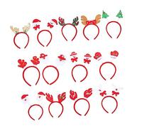 DEARMAMY 13pezzi Ghirlanda Per Capelli Di Natale Cerchietti Per Capelli Adorabili Accessori Per Per Ragazzo Ragazza Accessori Per Costumi Realizzati Materiali Di Resistenti e Sicuri Comodi