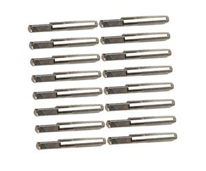 DEARMAMY 16 Pezzi Perni per Corda Dell'arpa in Metallo Argento, Chiodi Semplici per Lira, Accessori per Accordatura Strumenti Musicali a Corda, Compatibili Lira, Dulcimer e Clavicembalo,