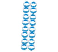 DEARMAMY 16pezzi Coperture Silicone Per Ruote Di Valigia Da Protezione Per Pavimenti Antirumore e Resistente All Usura Adatte Diverse Forme Di Ruote