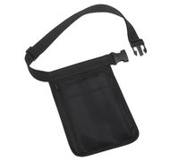 DEARMAMY 1pezzi Borsa Da Cintura Multifunzionale Per Oxford Nero Organizer Per Strumenti Medici Con Tasche Multiple e Resistente All Per Fisioterapisti e Professionisti Sanitari