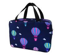 DEARMAMY 1pezzi Borsa da Doccia e Toilette Organizer da Bagno Borsa Portatile per Shampoo e Sapone ai Fiori Pieghevole e Facile da Trasportare