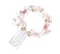 DEARMAMY 1pezzi Cercehietto Floreale per Capelli in Ghirlanda di Capelli in Stile Bohémien Accessorio per Festa in Riva al Mare Sposa in Riva al Mare