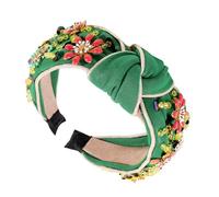 DEARMAMY 1pezzi Fascia per Capelli da Trucco Cristalli Squisiti Fascia per Capelli Fiore per Donna Copricapo da Festa da Donna