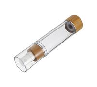DEARMAMY 1pezzi Flacone Pompa per Lozione Contenitore Sottovuoto Airless per Cosmetici Dispenser in Resistente e Facile da Usare per Conservare Liquidi Acqua e Prodotti Cosmetici