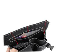 DEARMAMY 1pezzi Marsupio Organizer per Utensili Portatile in Pu per Parrucchiere Borsa per Attrezzi Multifunzione Contenente Forbici Pettini e Fermagli per Capelli