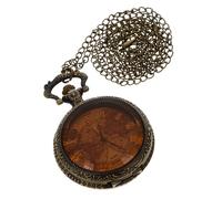 DEARMAMY 1pezzi Orologio Retro Con Mappa Embossed Orologio Da Tasca Vintage Per Padri e Amici Design Elegante e Portatile Per Occasioni Speciali