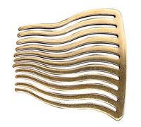 DEARMAMY 1pezzi Pettine Per Vintage in Ottone Antico Copricapo Per Banchetti Di Nozze Lavorazione in Ottone Design Semplice e