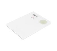 DEARMAMY 1pezzi Piastra per Innesto Ciglia Bianca Tavolo Operativo per Applicazione di Extension per Ciglia Guarnizione per Saloni di Bellezza Strumento per Raccogliere e Sistemare Extensio