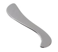 DEARMAMY 1pezzi Strumento Per Massaggi Gua Sha Tavola Raschiante in Acciaio Inossidabile Forma s Per Massaggi Rilassanti Per Migliorare La Circolazione Sanguigna e