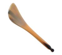 DEARMAMY 1pezzi Strumento Per Massaggio Gua Sha in Corno Di Bufalo Naturale Per Viso e Occhi Strumento Di Raschiamento Per Purificazione e Rimozione Rughe Adatto Per Spa e Cura Del Viso