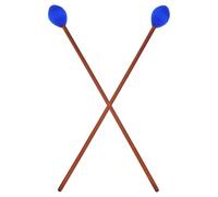 DEARMAMY 2 Pezzi Battenti per Marimba e Tongue Drum in Acero e Lana Blu, Realizzati Cura, Morbidi e Confortevoli, per Strumenti a Percussione Colore Casuale