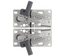 DEARMAMY 2 Pezzi Cerniere Molla per Sportelli Ribaltabili con Chiusura Soft Cerniere per Mobili da Cucina e Sottolavello Meccanismo Damping Silenzioso e Supporto Affidabile per Sportelli