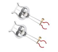 DEARMAMY 2 pezzi Clip Lira per Tromba in Metallo Resistente Supporto Spartiti Musicali Portatile per Banda Marziale Leggio per Strumento Fiato Fermo Stabile per Performance