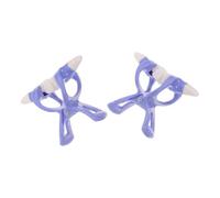 DEARMAMY 2 Pezzi Clip Per Il Naso Shaper Naso Plasmatore Durante La Notte Sollevare Modellatori Sollevamento Del Ponte Nasale Piastra Per Ponte Nasale Sky-blue Plastica