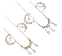 DEARMAMY 2 Pezzi Copricapo Bohémien Copricapo Lunare Catena Di Testa Gioielli Per Per Donne Accessori Per Da Festival Decorazioni Per La Testa Per Le Donne Lega