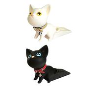 DEARMAMY 2 Pezzi Cunei per Porte Interne Forma di Gatto Fermaporta Antiscivolo in Sicura da Colori Casuali Protezione Anti-pizzicamento per Camera e Ufficio Colore Casuale Colore Casuale