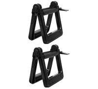 DEARMAMY 2 Pezzi Distributore Di Tubi Impasto Inossidabile Estrusore Dentifricio Spremi Tubo Di Pigmento Spremi Creme Coloranti Spremiagrumi Da Salone Black Addominali