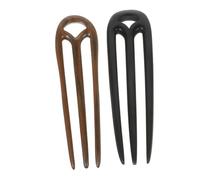 DEARMAMY 2 Pezzi Forcina in Legno Di Sandalo Forcine Per a Spirale Con Chignon Fermaglio Per Francese Bastoncini Di Cera Per Bastoncino Per in Stile Cinese