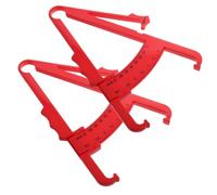 DEARMAMY 2 Pezzi Grasso Pinza Per Pliche Cutanee Misurazione Del Corpo Ad Alta Precisione Calcolatore Di Massa Corporea Strumento Di Misurazione Bmi Tester Cutaneo Plastica Rosso